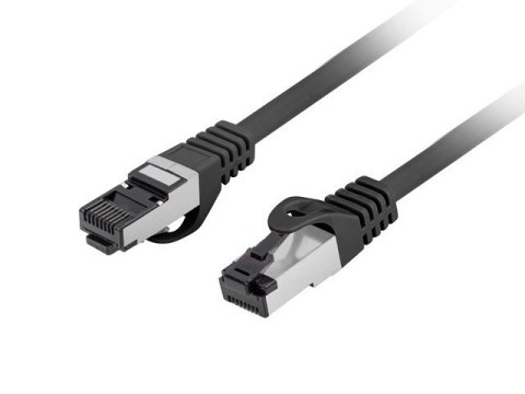Patchcord kat.8.1 S/FTP LSZH CU 3m czarny fluke passed