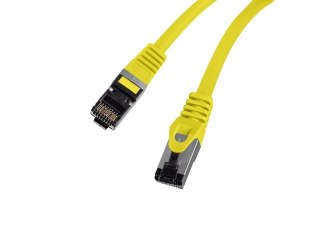 Patchcord kat.8.1 S/FTP LSZH CU 3m żółty fluke passed