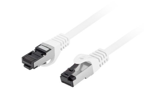 Patchcord kat.8.1 S/FTP LSZH CU 5m biały fluke passed