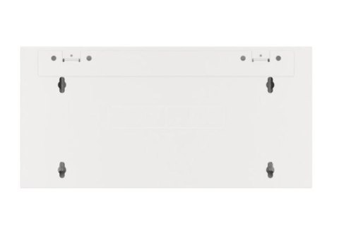 Szafa instalacyjna rack wisząca 19 cali 4U 600 szara drzwi szkalne (złożona)