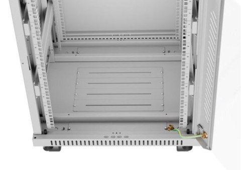 Szafa stojąca rack 19 cali 15U 600X600 szara LCD flack pack