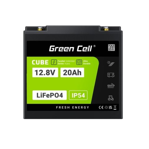 Akumulator CUBE LiFePO4 20Ah 12V/12.8V 256Wh