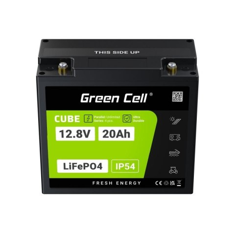 Akumulator CUBE LiFePO4 20Ah 12V/12.8V 256Wh