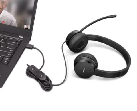 Analogowy zestaw słuchawkowy USB-A Wired Stereo On-Ear Headset 4XD1K18260
