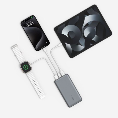 PowerBank 10 000mAh USB A i C 15W space gray PowerBank 10 000mAh USB A i C 15W space gray