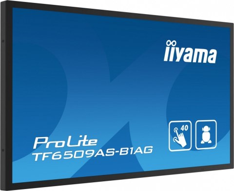 Monitor 65 cali TF6539AS-B1AG,IPS,4K,HDMIx2,DP,RJ45,3xUSB,2x10W, ANDROID,24/7,IP65