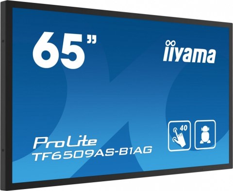 Monitor 65 cali TF6539AS-B1AG,IPS,4K,HDMIx2,DP,RJ45,3xUSB,2x10W, ANDROID,24/7,IP65