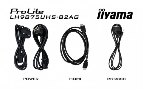 Monitor 98 cali LH9875UHS-B2AG,24/7,IPS,ANDROID.11,4K,3xHDMI,DP,RJ45, VGA,DVI,2xUSB