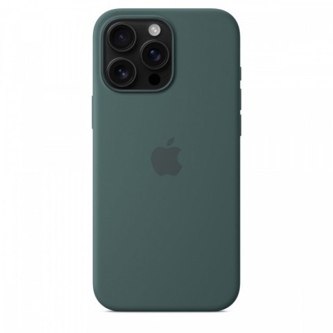 Etui silikonowe z MagSafe do iPhonea 16 Pro Max - górskie jezioro
