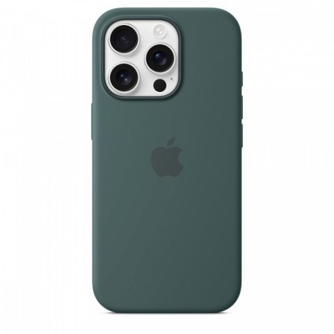Etui silikonowe z MagSafe do iPhonea 16 Pro - górskie jezioro