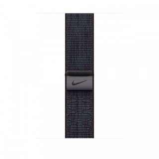 Opaska sportowa Nike w kolorze czarnym/niebieskim do koperty 46 mm