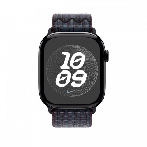 Opaska sportowa Nike w kolorze czarnym/niebieskim do koperty 46 mm Opaska sportowa Nike w kolorze czarnym/niebieskim do koperty 46 mm