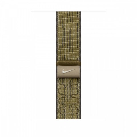 Opaska sportowa Nike w kolorze zielonym/szarym do koperty 46 mm