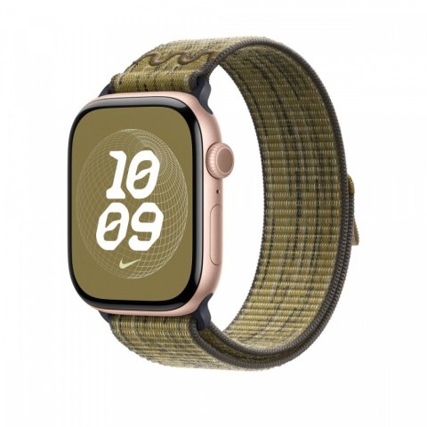 Opaska sportowa Nike w kolorze zielonym/szarym do koperty 46 mm