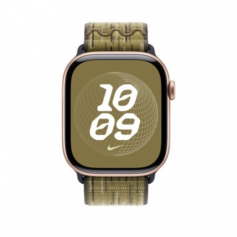 Opaska sportowa Nike w kolorze zielonym/szarym do koperty 46 mm