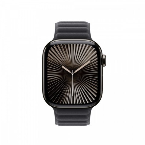 Pasek karbowany magnetyczny w kolorze czarnym do koperty 42 mm - rozmiar S/M