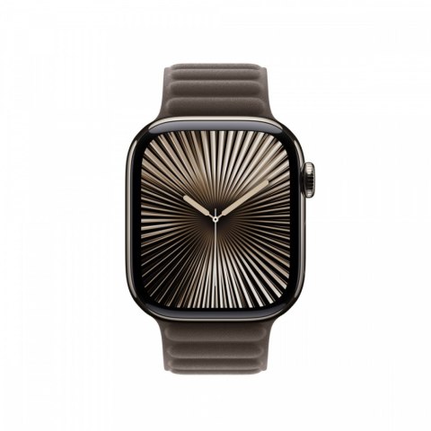Pasek karbowany magnetyczny w kolorze szarobrązowym do koperty 42 mm - rozmiar M/L