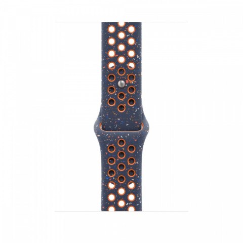 Pasek sportowy Nike w kolorze błękitnego płomienia do koperty 46 mm - rozmiar S/M