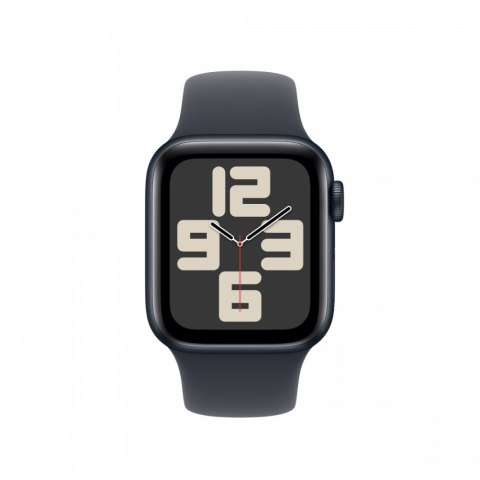 Pasek sportowy w kolorze czarnym do koperty 40 mm - rozmiar S/M