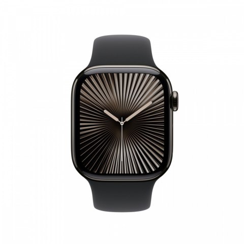 Pasek sportowy w kolorze czarnym do koperty 42 mm - rozmiar S/M