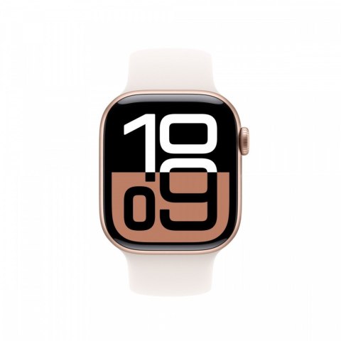 Pasek sportowy w kolorze łagodnego różu do koperty 42 mm - rozmiar M/L