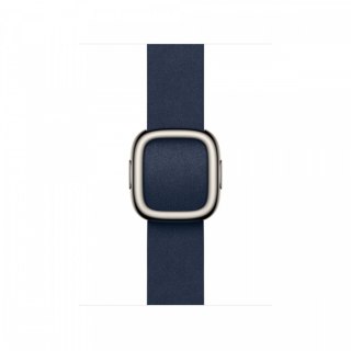 Pasek w kolorze głębinowego błękitu z klamrą nowoczesną do koperty 42 mm - rozmiar L