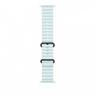 Pasek Ocean w kolorze mroźnego błękitu do koperty 49 mm - elementy z tytanu w kolorze czarnym