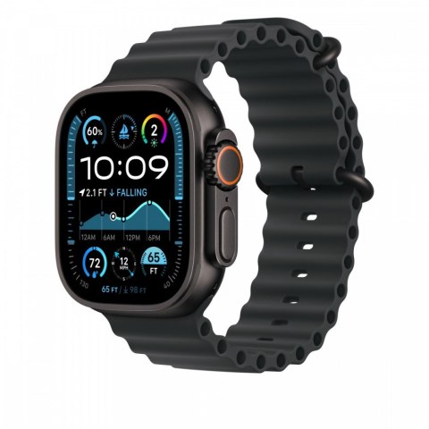 Przedłużka do paska Ocean w kolorze czarnym do koperty 49 mm - elementy z tytanu w kolorze czarnym