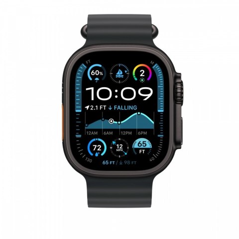 Przedłużka do paska Ocean w kolorze czarnym do koperty 49 mm - elementy z tytanu w kolorze czarnym