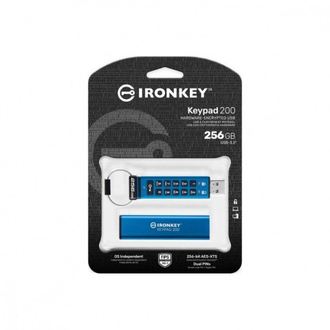 Pendrive 256GB IronKey Keypad 200 FIPS140-3 Level 3 AES-256 Pendrive 256GB IronKey Keypad 200 FIPS140-3 Level 3 AES-256