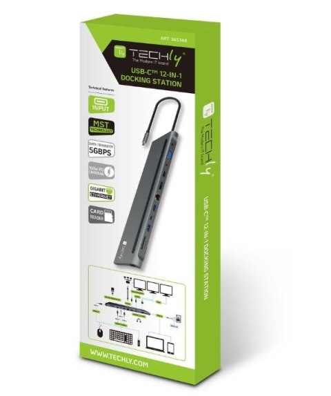 Stacja dokująca notebook USB-C na HDMI/DP/VGA/USB-A/RJ45/SD/USB-C PD