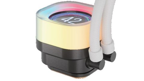 Chłodzenie CPU iCUE LINK TITAN 240 RX LCD AIO 240mm białe Chłodzenie CPU iCUE LINK TITAN 240 RX LCD AIO 240mm białe