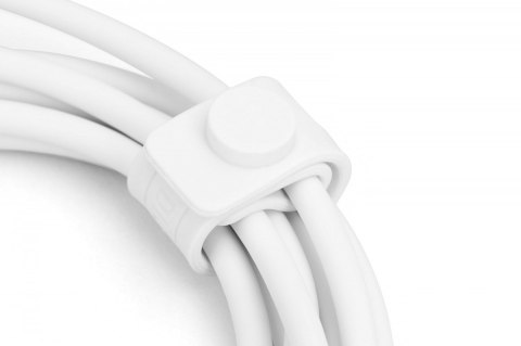 Kabel połączeniowy silikonowy USB-A - USB-C, USB 2.0 60W, 2m Biały