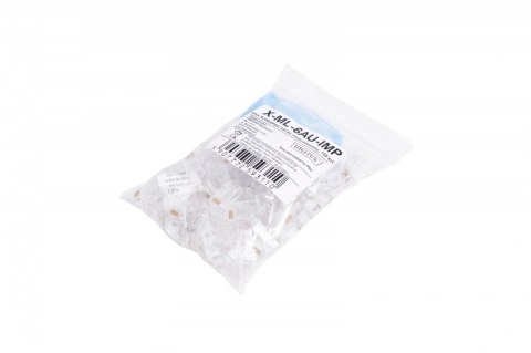 Wtyk RJ45 (8P8C) uniwersalny, kat. 6A, nieekranowany, AWG 26-24, opakowanie 100 szt.