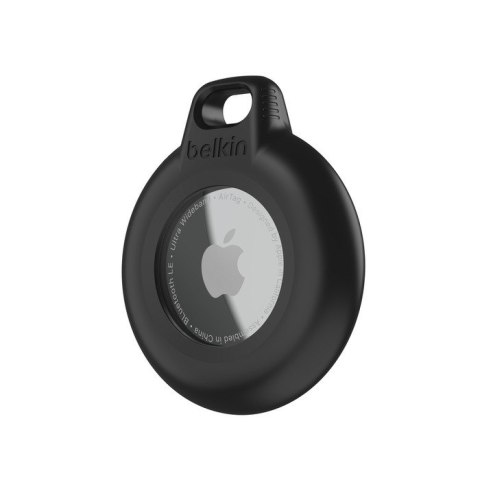 Breloczek do kluczy do Apple AirTag Secure Holder Keyring wodoodporny czarny Breloczek do kluczy do Apple AirTag Secure Holder Keyring wodoodporny czarny