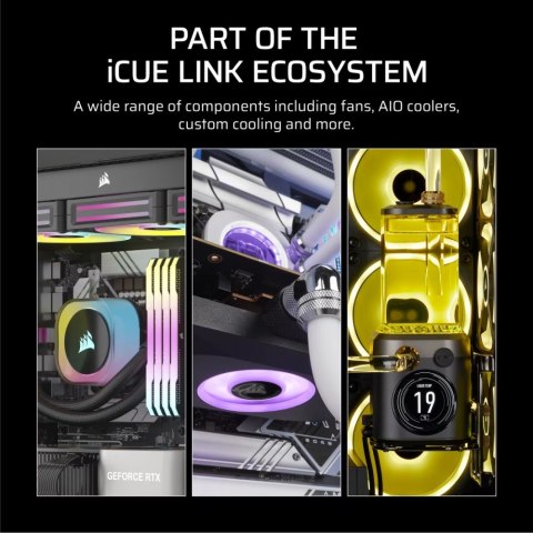 Wentylator iCUE LINK RX120 MAX RGB 120mm Triple Fan Kit Wentylator iCUE LINK RX120 MAX RGB 120mm Triple Fan Kit
