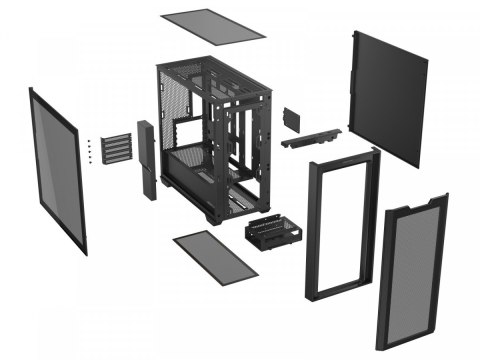 Obudowa A21 micro-ATX Czarna