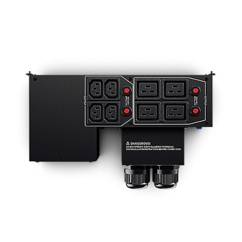 Maintenance Manual Bypass Switch MBP60AHVIEC82U 2U, 60A, 4xC19, 4xC13, 1xTB Maintenance Manual Bypass Switch MBP60AHVIEC82U 2U, 60A, 4xC19, 4xC13, 1xTB
