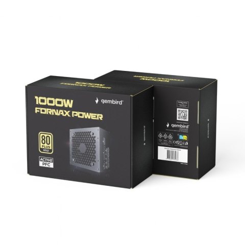 Zasilacz ATX o mocy 1000W aktywne PFC 12 cm fan 80+Gold