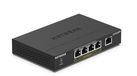 Przełącznik niezarządzalny GS305PP-300EUS 5PT POE/POE+ GIGE