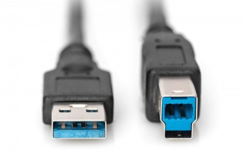 Kabel połączeniowy USB 3.0 typ USB A/USB B M/M, 1.8m, czarny Kabel połączeniowy USB 3.0 typ USB A/USB B M/M, 1.8m, czarny