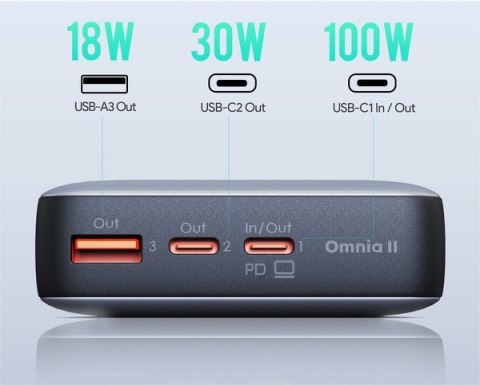 PB-Y43 Power Bank 20000mAh 65W 3xUSB PD 3.0 QC 3.0 LED PPS PB-Y43 Power Bank 20000mAh 65W 3xUSB PD 3.0 QC 3.0 LED PPS