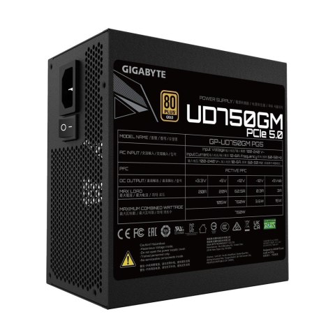 Zasilacz UD750GM PG5 750W 80PLUS GOLD ATX