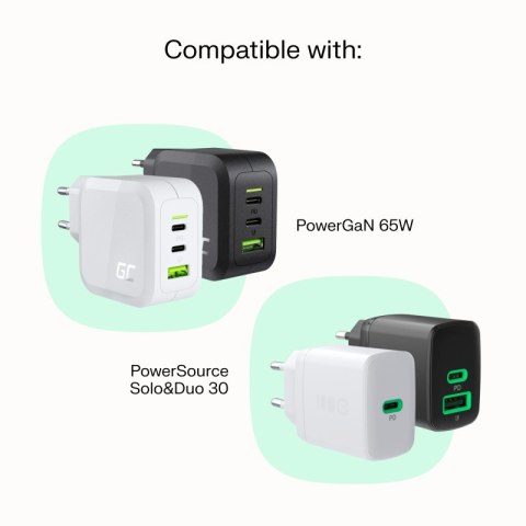 Kabel USB-C-USB-C PowerFlex 100W silikonowy 2m czarny Kabel USB-C-USB-C PowerFlex 100W silikonowy 2m czarny