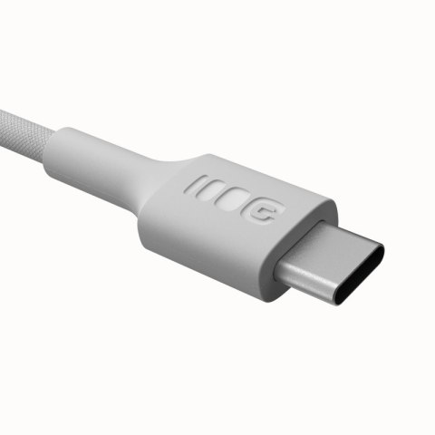 Kabel USB-C-USB-C PowerStream 100W oplot 0,3m biały Kabel USB-C-USB-C PowerStream 100W oplot 0,3m biały