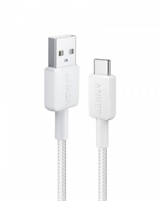 Kabel 322 USB-A do USB-C oplot 0.9m biały