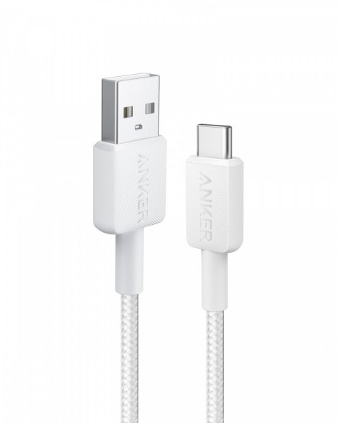 Kabel 322 USB-A do USB-C oplot 1.8m biały
