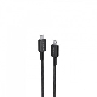 Kabel 322 USB-C do Lightning oplot 0.9m czarny