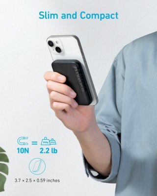 Powerbank 321 PowerCore MagGo 5000mAh czarny