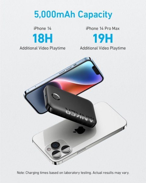 Powerbank 321 PowerCore MagGo 5000mAh czarny Powerbank 321 PowerCore MagGo 5000mAh czarny